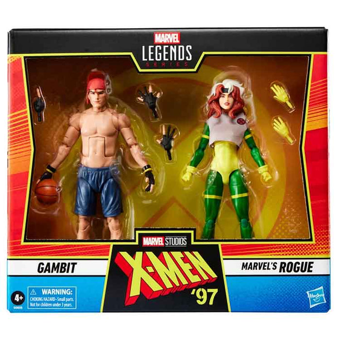 X-Men 97 Marvel Legends Series Gambit and Rogue 6-Inch Action Figures