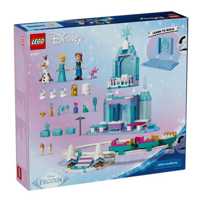 LEGO 43281 Elsa's Ice Castle & Snow Ride Adventure