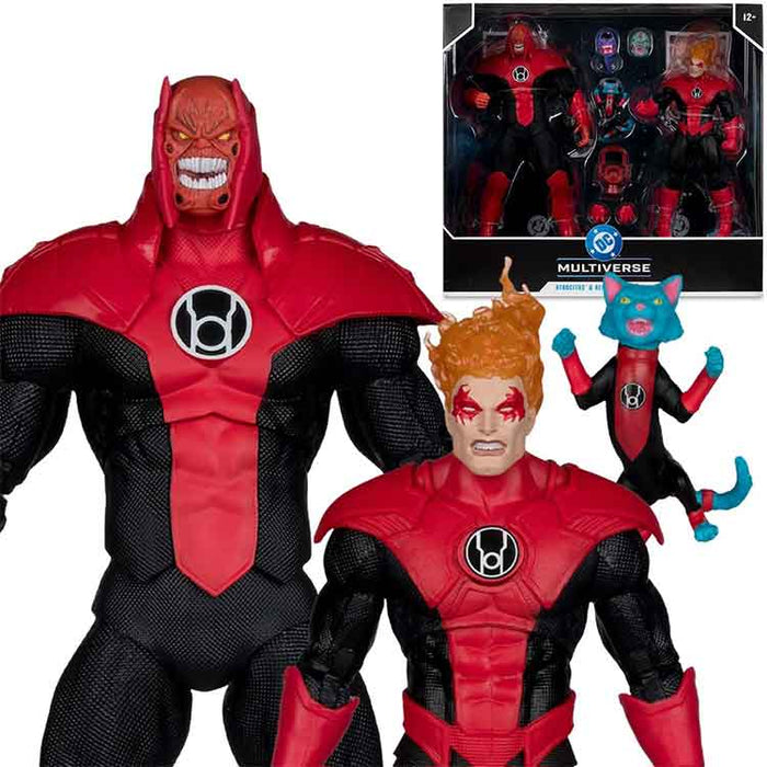 DC Multiverse Atrocitus Megafig and Red Lantern Corps Green Lantern 7-Inch Scale Action Figure 2-Pack