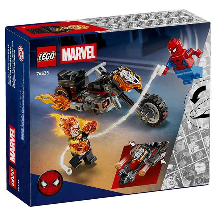 LEGO 76335 Spider-Man vs. Ghost Rider Motorcycle