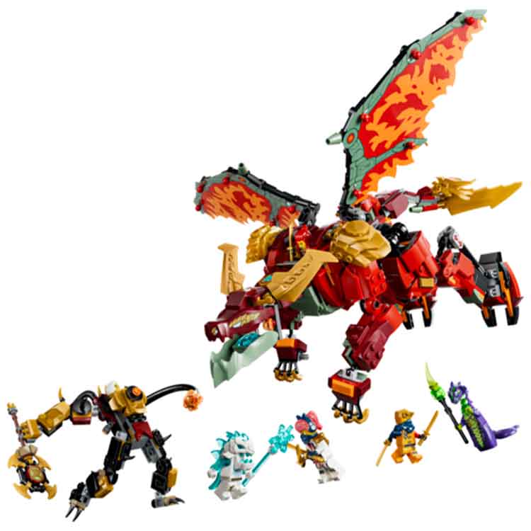 LEGO 71868 Wyldfyre's Transforming Dragon Mech