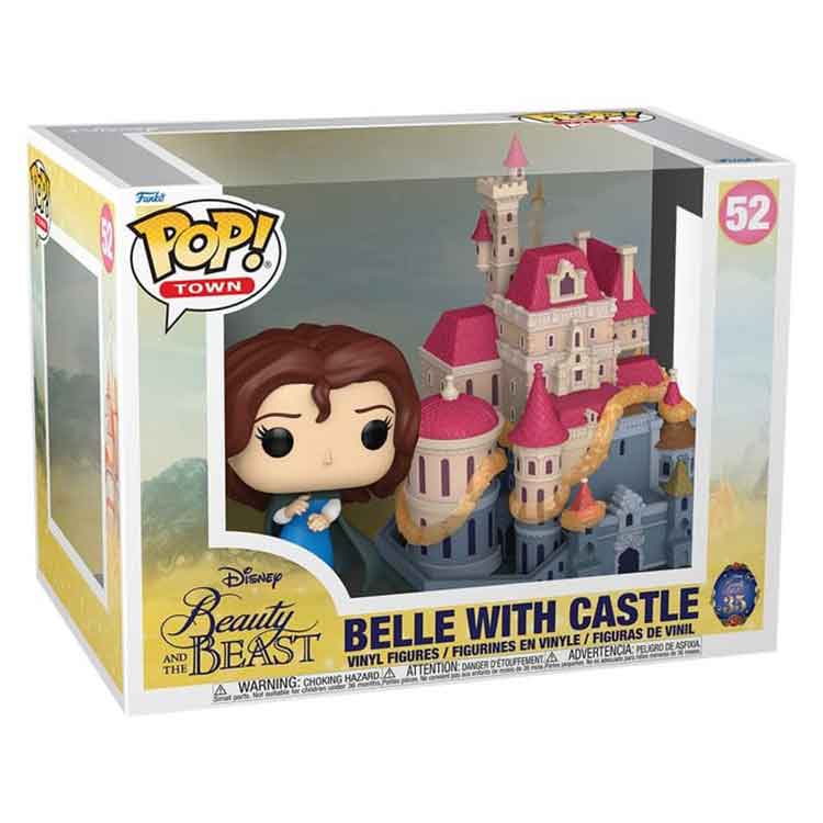 Funko Beauty and the Beast POP! Town Vinyl Figures Belle with Castle