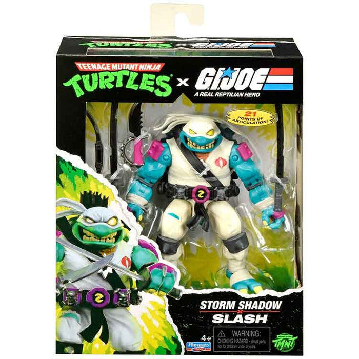 Teenage Mutant Ninja Turtles x G.I. Joe Slash x Storm Shadow Action Figure