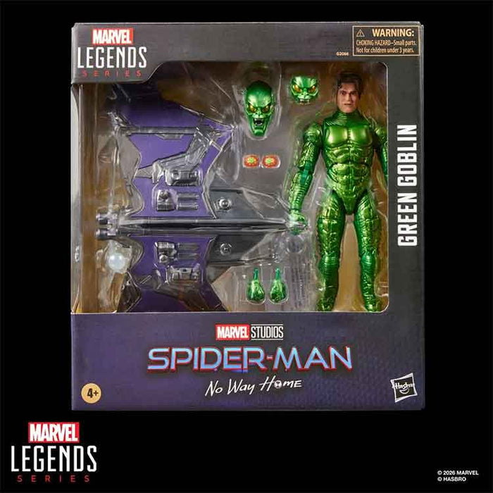 Spider-Man: No Way Home Marvel Legends Series Green Goblin Deluxe 6-Inch Action Figure