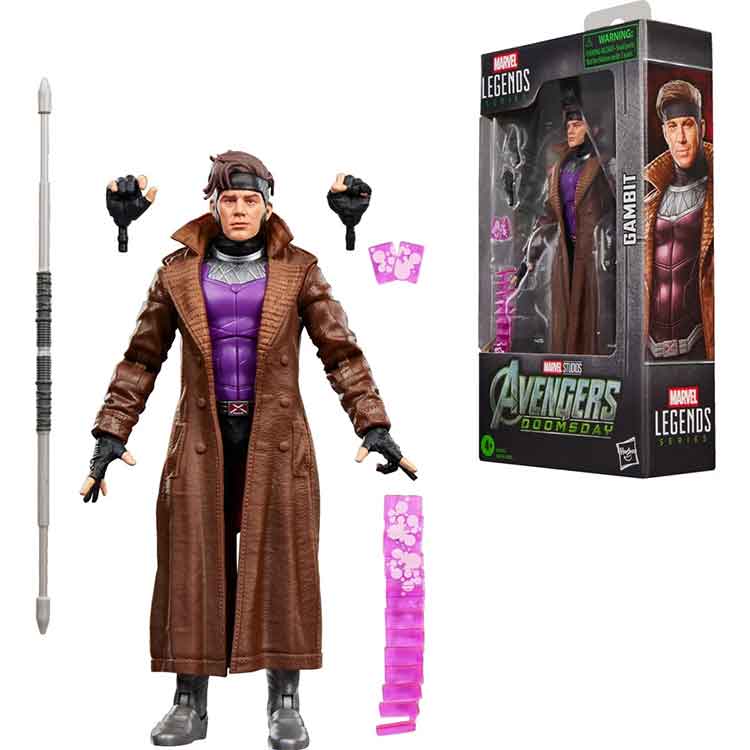 Avengers Doomsday Marvel Legends Series Gambit 6-Inch Action Figure