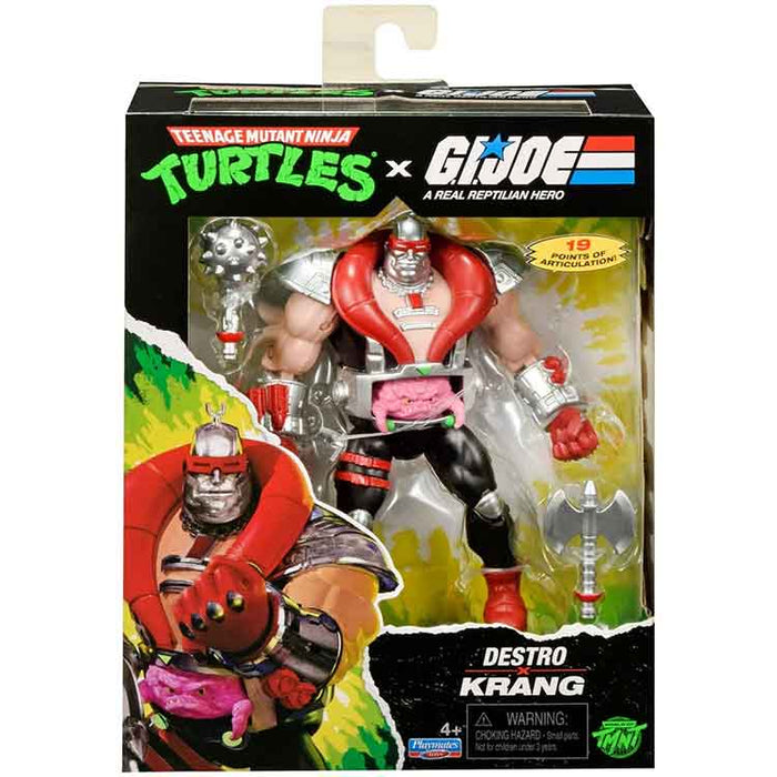 Teenage Mutant Ninja Turtles x G.I. Joe Krang Droid x Destro Action Figure