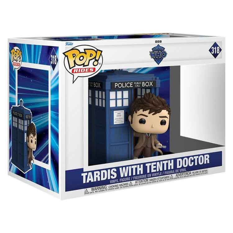 Funko Doctor Who POP! Rides Deluxe Vinyl Tenth Doctor with TARDIS