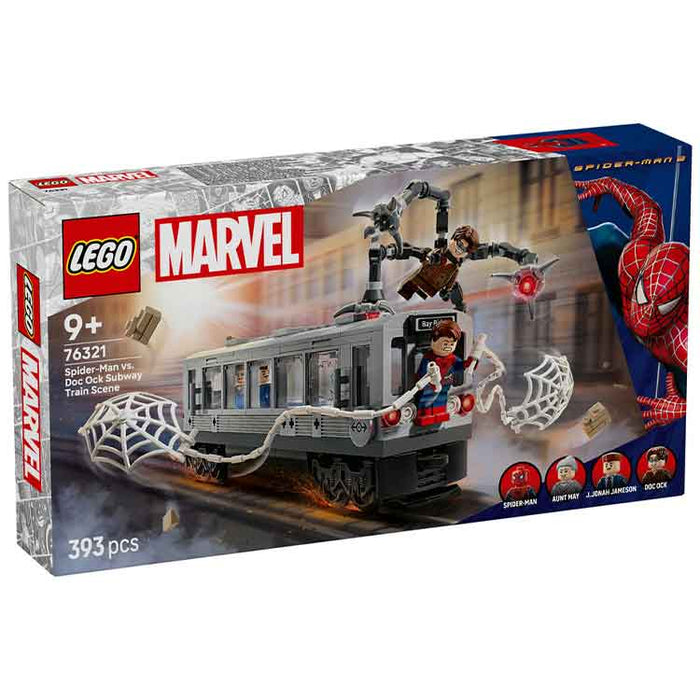 LEGO 76321 Spider-Man vs. Doc Ock Subway Train Scene