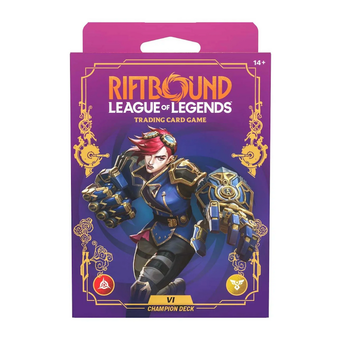 Riftbound: League of Legends Trading Card Game - Unleashed Champion Deck - Vi Display