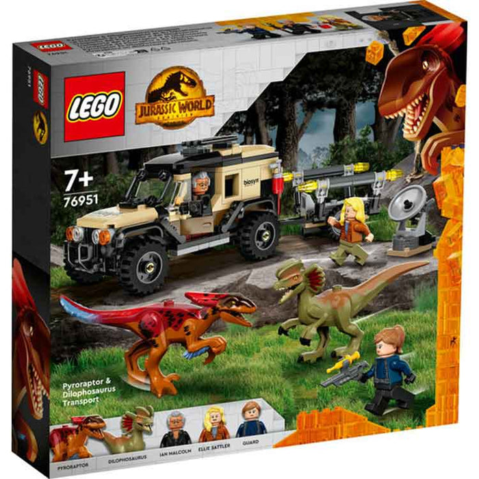 LEGO 76951 Pyroraptor & Dilophosaurus Transport V29